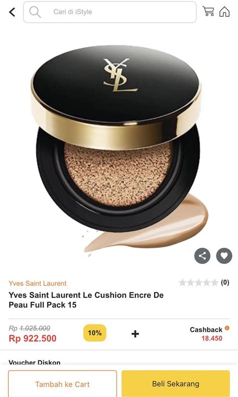 harga cushion ysl original